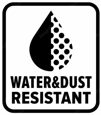 Water & Dust Resistant